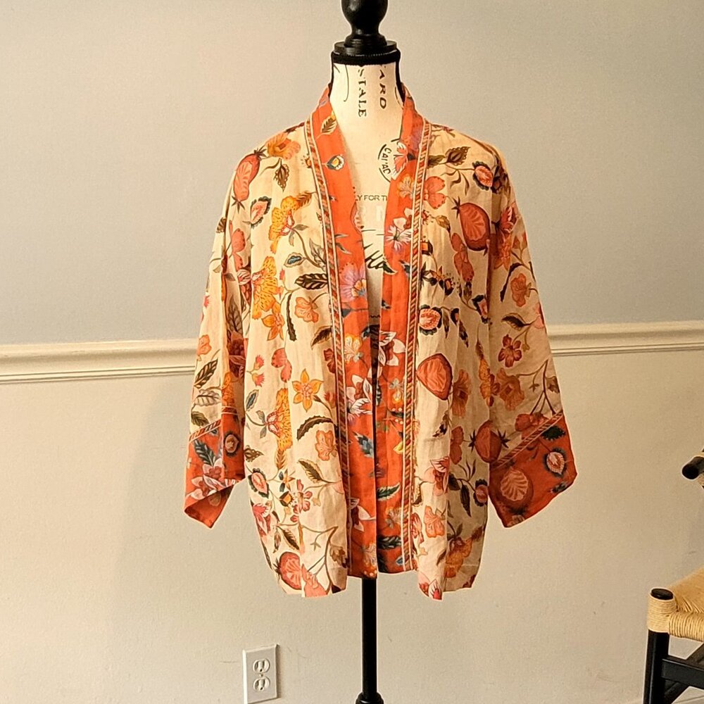 Johnny Was, S, Mixed Coral - Picture 2 of 4